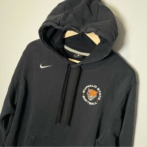 NIKE Buffalo State Bengals SOFTBALL Hoodie Men’s L Black Sweatshirt Pullover